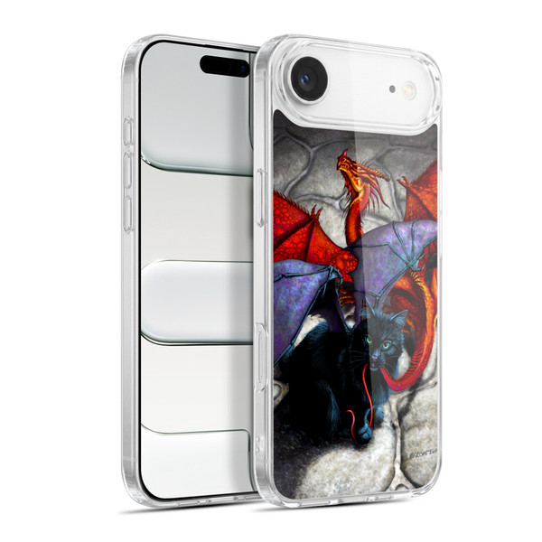 Stanley Morrison Dragons 3 Bat Winged Cat Vs Red Soft Gel Case for Apple iPhone 17 Air