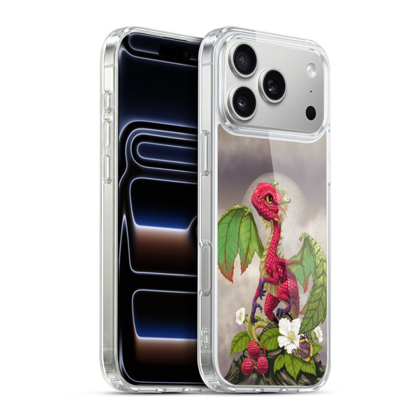 Stanley Morrison Dragons 3 Raspberry Garden Soft Gel Case for Apple iPhone 17 Pro Max