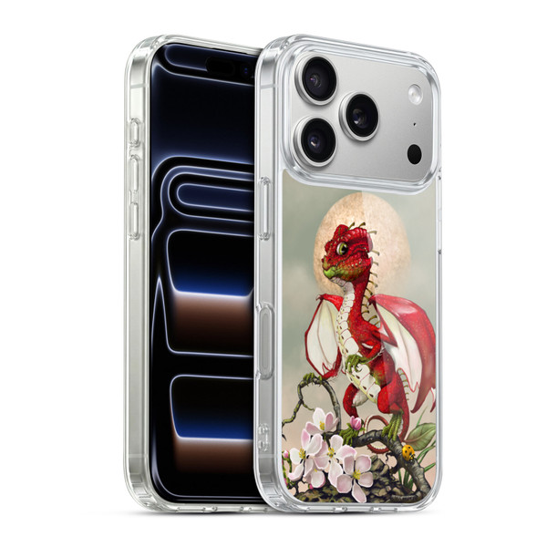 Stanley Morrison Dragons 3 Red Fruit Garden Soft Gel Case for Apple iPhone 17 Pro