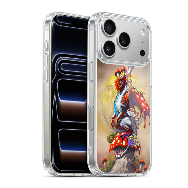 Stanley Morrison Dragons 3 Mushroom Garden Soft Gel Case for Apple iPhone 17 Pro