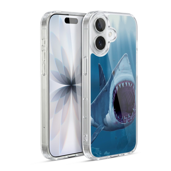 Vincent Hie Underwater Shark Bite Soft Gel Case for Apple iPhone 17