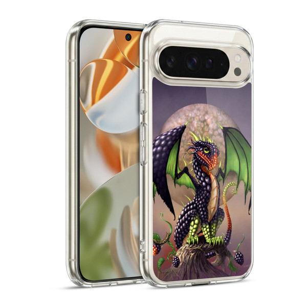Stanley Morrison Dragons 3 Berry Garden Soft Gel Case for Google Pixel 9 / Pixel 9 Pro