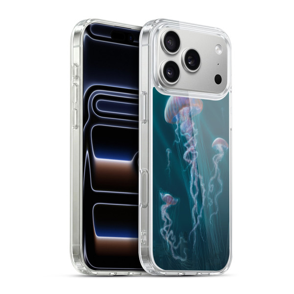 Vincent Hie Underwater Jellyfish Soft Gel Case for Apple iPhone 17 Pro Max