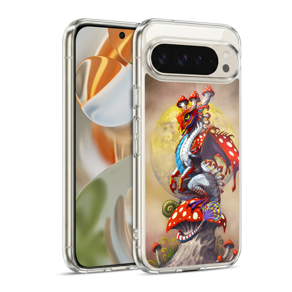 Stanley Morrison Dragons 3 Mushroom Garden Soft Gel Case for Google Pixel 9 / Pixel 9 Pro