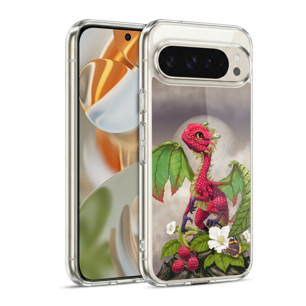 Stanley Morrison Dragons 3 Raspberry Garden Soft Gel Case for Google Pixel 9 / Pixel 9 Pro