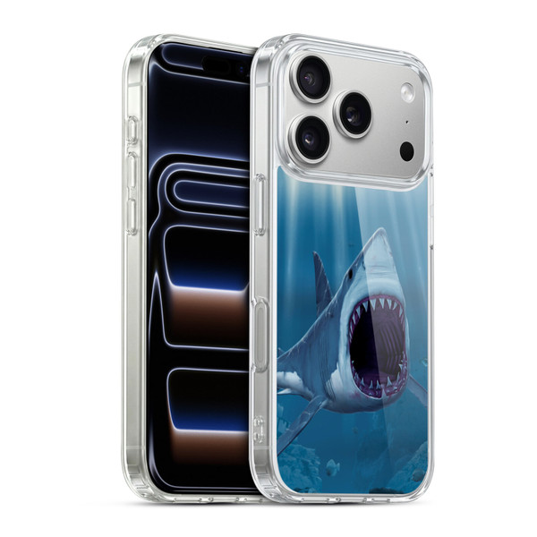 Vincent Hie Underwater Shark Bite Soft Gel Case for Apple iPhone 17 Pro