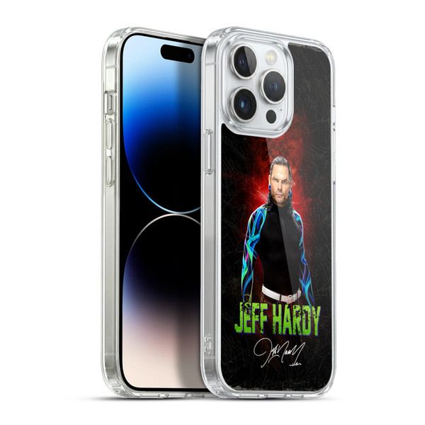 WWE Jeff Hardy LED Image 2 Soft Gel Case for Apple iPhone 13 Pro Max & MagSafe