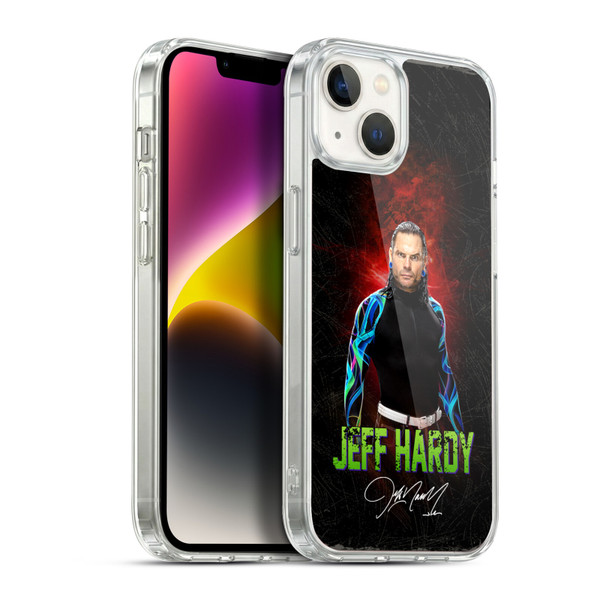 WWE Jeff Hardy LED Image 2 Soft Gel Case for Apple iPhone 14 Plus & MagSafe
