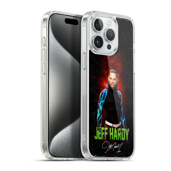 WWE Jeff Hardy LED Image 2 Soft Gel Case for Apple iPhone 15 Pro Max & MagSafe