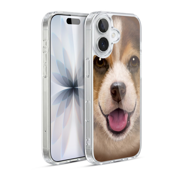 Vincent Hie Big Face Puppies Beagle Soft Gel Case for Apple iPhone 17