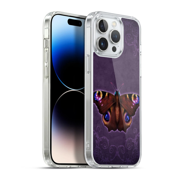 Brigid Ashwood Winged Things Peacock Butterfly Soft Gel Case for Apple iPhone 13 Pro Max & MagSafe