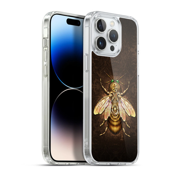 Brigid Ashwood Winged Things Steampunk Bee Soft Gel Case for Apple iPhone 13 Pro Max & MagSafe