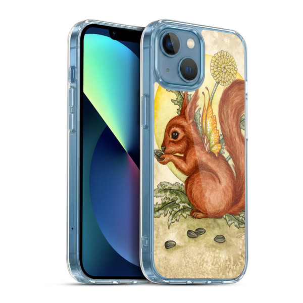 Amy Brown Mythical Fairy Squirrel Soft Gel Case for Apple iPhone 13 Mini & MagSafe