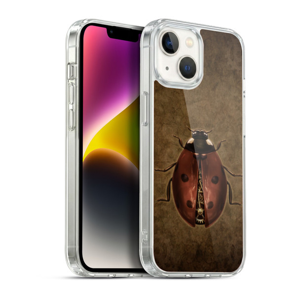 Brigid Ashwood Winged Things Steampunk Ladybug Soft Gel Case for Apple iPhone 14
