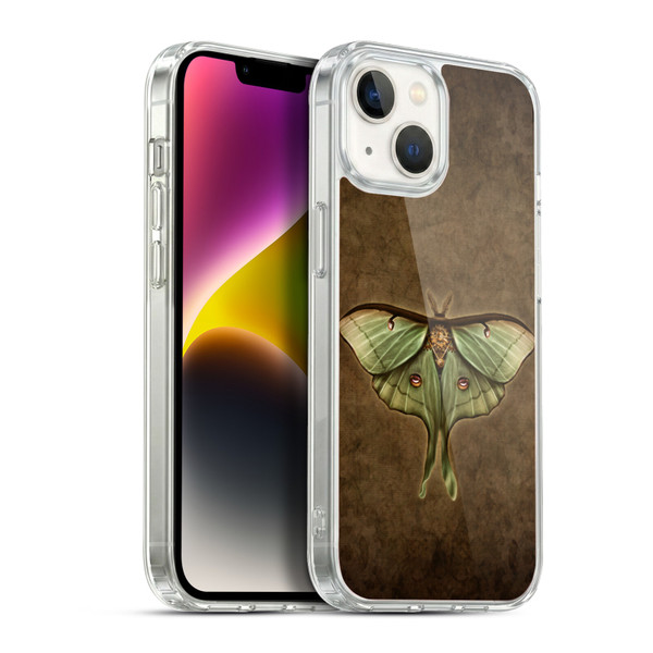 Brigid Ashwood Winged Things Steampunk Luna Moth Soft Gel Case for Apple iPhone 14