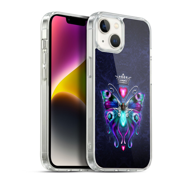 Brigid Ashwood Winged Things Steampunk Butterfly Soft Gel Case for Apple iPhone 14 Plus & MagSafe