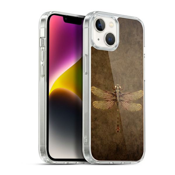 Brigid Ashwood Winged Things Steampunk Dragonfly Soft Gel Case for Apple iPhone 14 Plus & MagSafe