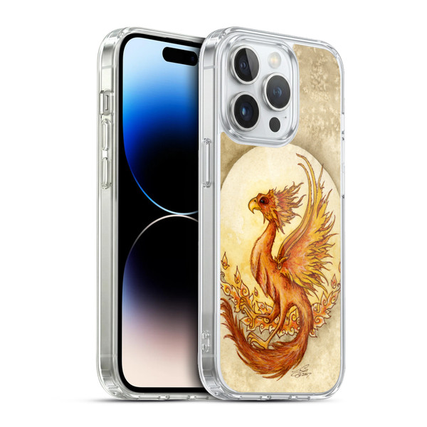 Amy Brown Mythical Fire Element Soft Gel Case for Apple iPhone 13 Pro & MagSafe