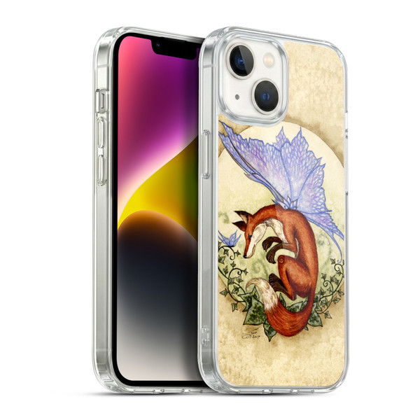 Amy Brown Mythical Curiousity Fox Soft Gel Case for Apple iPhone 14