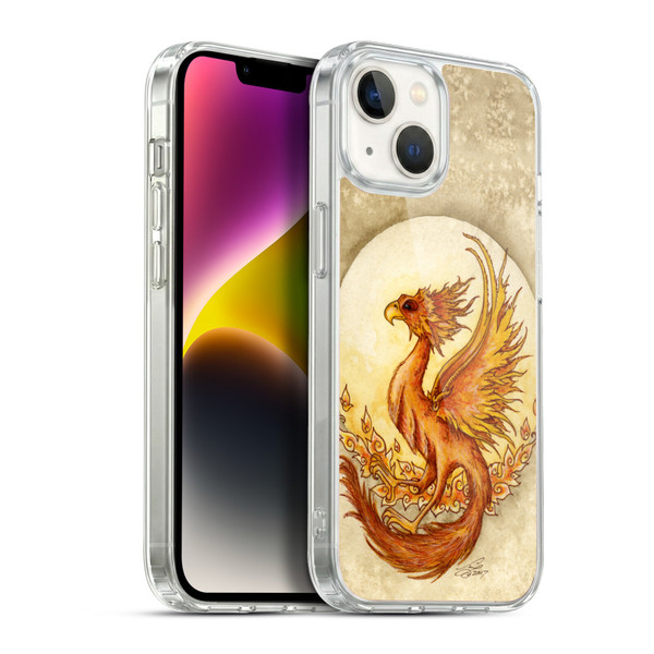 Amy Brown Mythical Fire Element Soft Gel Case for Apple iPhone 14