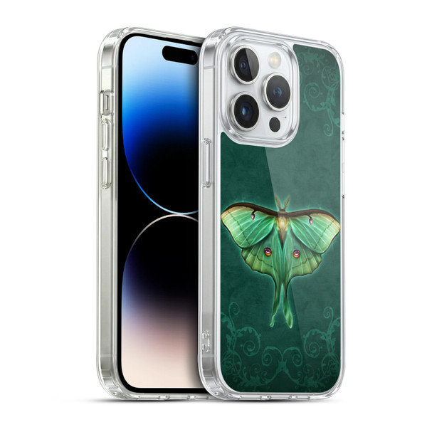 Brigid Ashwood Winged Things Luna Moth Soft Gel Case for Apple iPhone 14 Pro & MagSafe