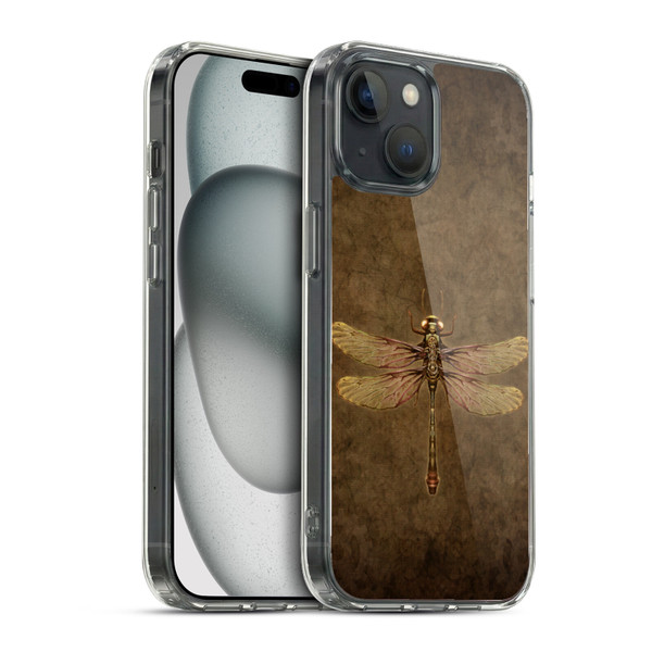 Brigid Ashwood Winged Things Steampunk Dragonfly Soft Gel Case for Apple iPhone 15 & MagSafe