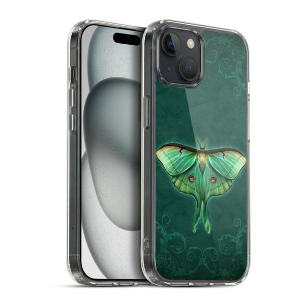 Brigid Ashwood Winged Things Luna Moth Soft Gel Case for Apple iPhone 15 Plus & MagSafe