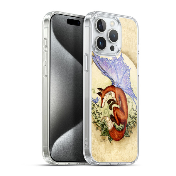 Amy Brown Mythical Curiousity Fox Soft Gel Case for Apple iPhone 15 Pro Max & MagSafe