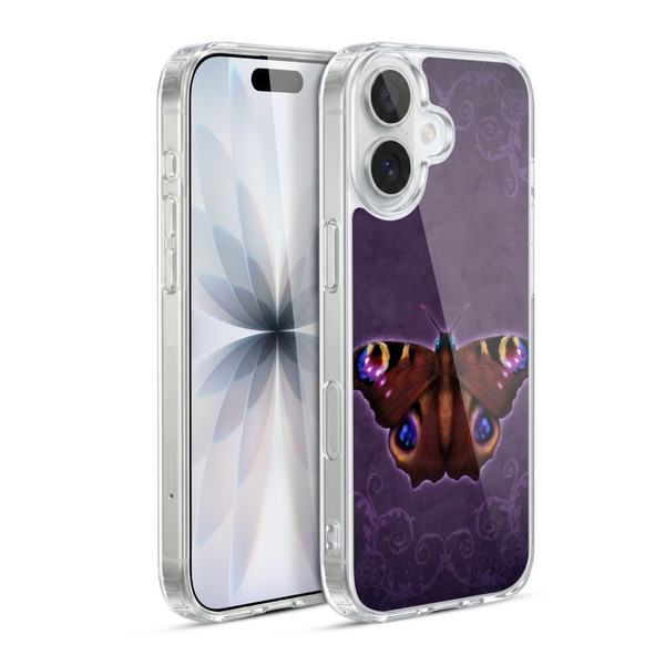 Brigid Ashwood Winged Things Peacock Butterfly Soft Gel Case for Apple iPhone 17
