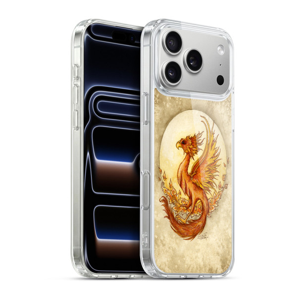 Amy Brown Mythical Fire Element Soft Gel Case for Apple iPhone 17 Pro Max