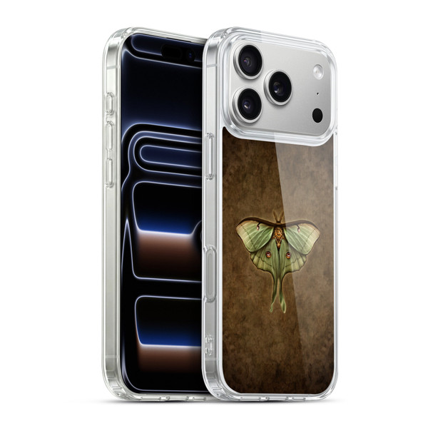 Brigid Ashwood Winged Things Steampunk Luna Moth Soft Gel Case for Apple iPhone 17 Pro Max