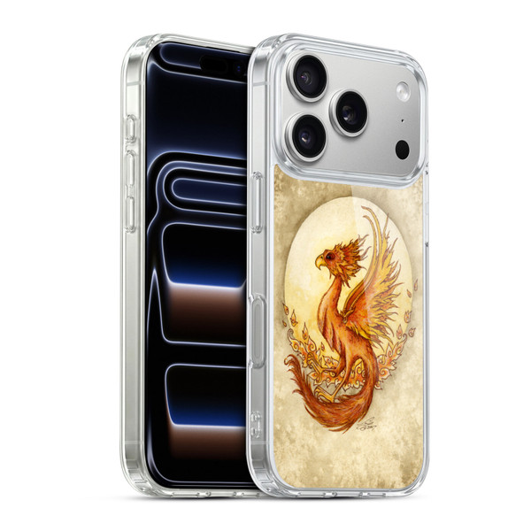 Amy Brown Mythical Fire Element Soft Gel Case for Apple iPhone 17 Pro