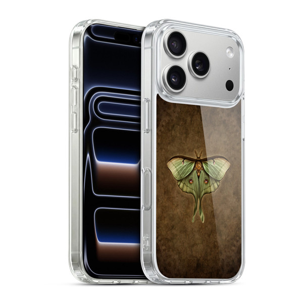 Brigid Ashwood Winged Things Steampunk Luna Moth Soft Gel Case for Apple iPhone 17 Pro