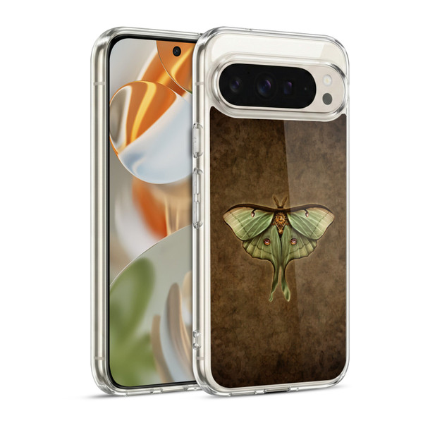 Brigid Ashwood Winged Things Steampunk Luna Moth Soft Gel Case for Google Pixel 9 / Pixel 9 Pro