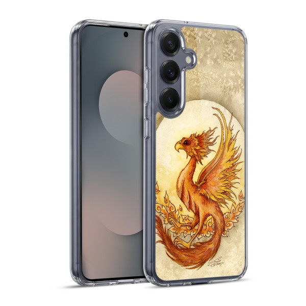 Amy Brown Mythical Fire Element Soft Gel Case for Samsung Galaxy S25+ & MagSafe
