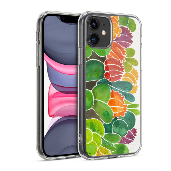 Cat Coquillette Nature Succulents Soft Gel Case for Apple iPhone 11