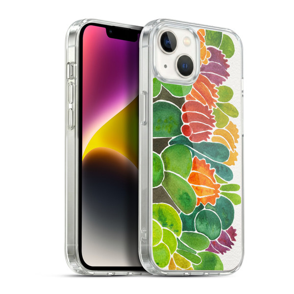 Cat Coquillette Nature Succulents Soft Gel Case for Apple iPhone 14 Plus & MagSafe