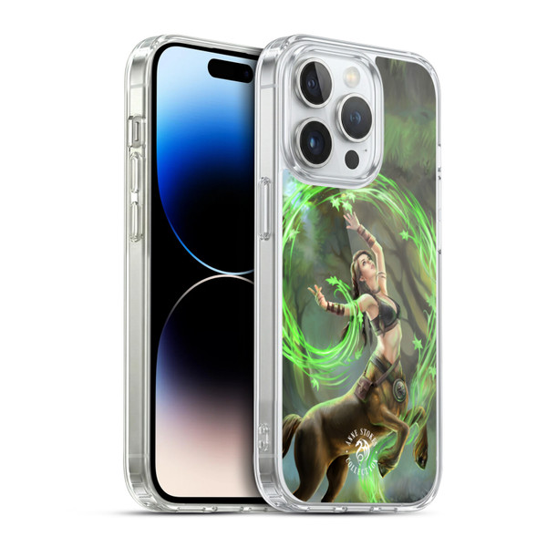 Anne Stokes Female Elementals Earth Centaur Soft Gel Case for Apple iPhone 14 Pro & MagSafe