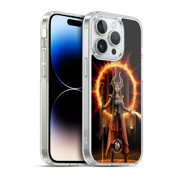 Anne Stokes Female Elementals Fire Soft Gel Case for Apple iPhone 14 Pro & MagSafe