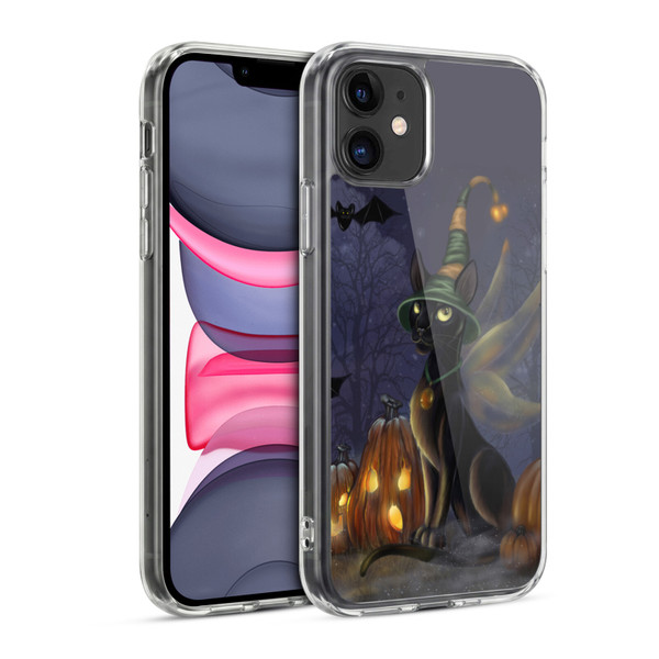Ash Evans Black Cats The Witching Time Soft Gel Case for Apple iPhone 11