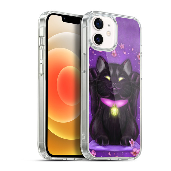 Ash Evans Black Cats Lucky Soft Gel Case for Apple iPhone 12 / iPhone 12 Pro & MagSafe