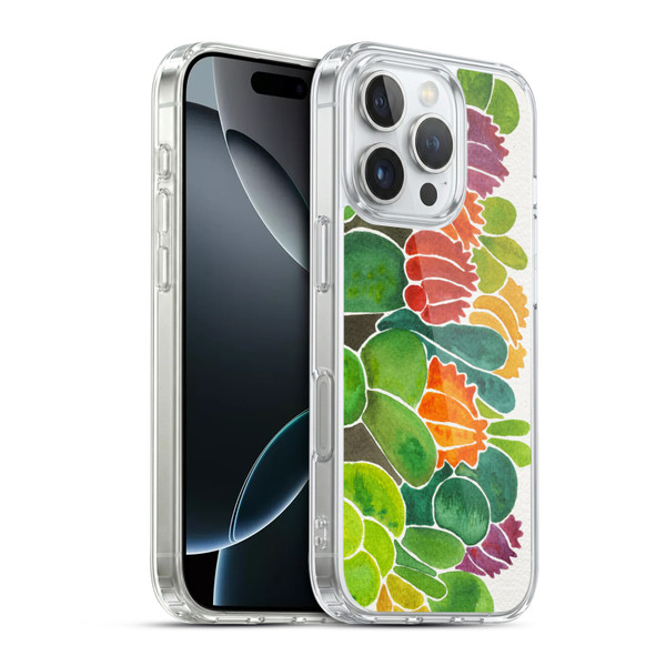 Cat Coquillette Nature Succulents Soft Gel Case for Apple iPhone 16 Pro & MagSafe