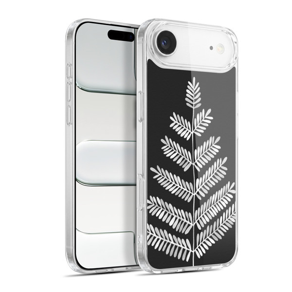 Cat Coquillette Nature Leaflets Black Soft Gel Case for Apple iPhone 17 Air