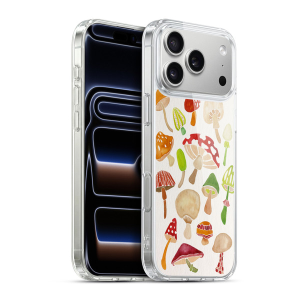 Cat Coquillette Nature Mushrooms Soft Gel Case for Apple iPhone 17 Pro Max