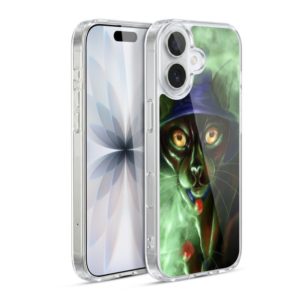 Ash Evans Black Cats Conjuring Magic Soft Gel Case for Apple iPhone 17