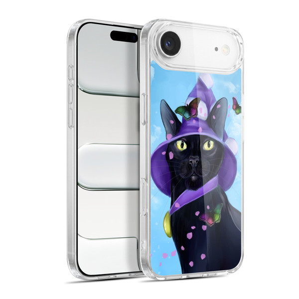 Ash Evans Black Cats Butterfly Sky Soft Gel Case for Apple iPhone 17 Air