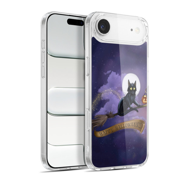 Ash Evans Black Cats Happy Halloween Soft Gel Case for Apple iPhone 17 Air