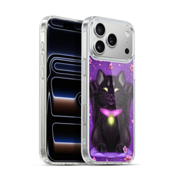 Ash Evans Black Cats Lucky Soft Gel Case for Apple iPhone 17 Pro Max