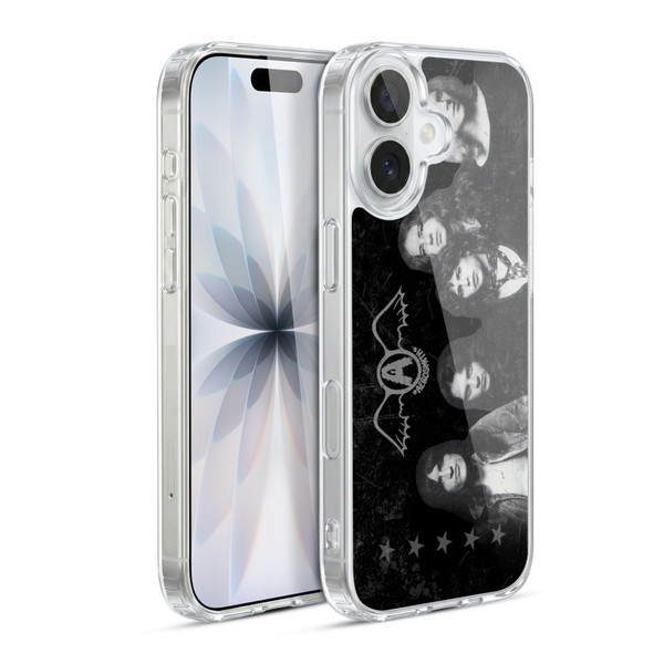 Aerosmith Black And White Vintage Photo Soft Gel Case for Apple iPhone 17