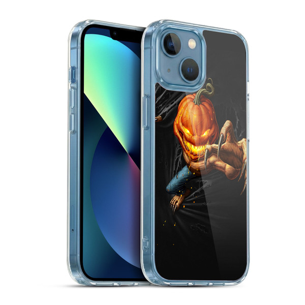 Christos Karapanos Horror 4 Pumpkin Soft Gel Case for Apple iPhone 13 Mini & MagSafe